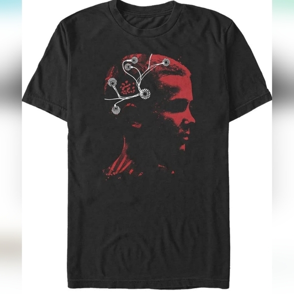 Stranger Things Eleven Research Black Short Sleeve T-Shirt Men's Big & Tall 5X - Picture 1 of 4